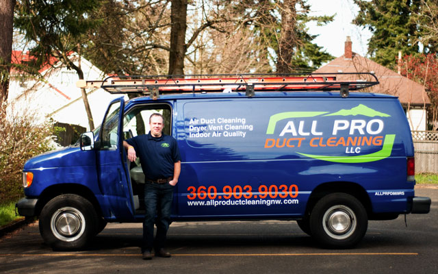 Contact All Pro Ducts Cleaning serving Vancouver Washington Portland Oregon
